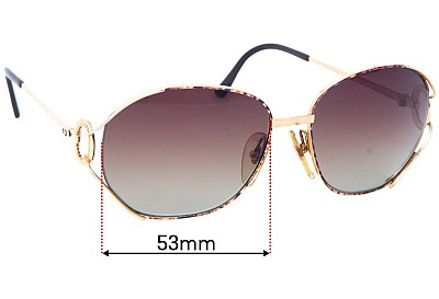 Christian Dior Vintage Unknown Replacement Lenses 59mm wide 