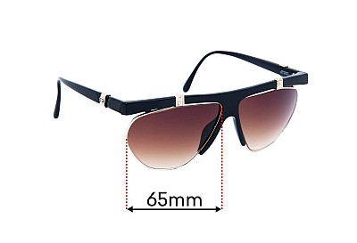 Christian Dior 2555 Replacement Lenses 65mm wide 