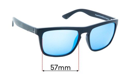 Sunglass Fix Lentes de Repuesto para Dirty Dog Ranger - 57mm Wide Sunglass Fix Lentes de Repuesto para Dirty Dog Ranger - 57mm Wide