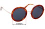 Sunglass Fix Lentes de Repuesto para Ellery Sun Rx 07 - 51mm Wide 