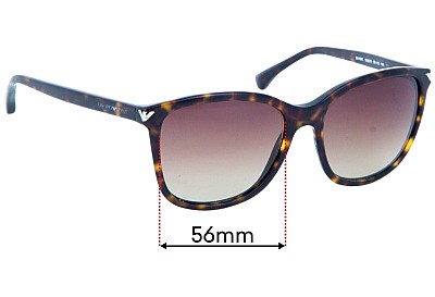 Emporio Armani EA4060 Replacement Lenses 56mm wide 