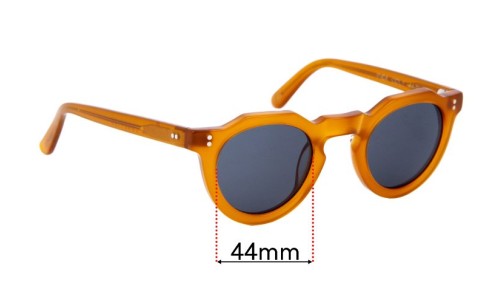 Sunglass Fix Replacement Lenses for Lesca Pica - 44mm Wide 