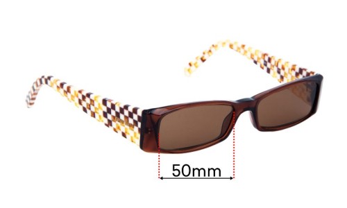 Sunglass Fix Replacement Lenses for Miu Miu VMU09G - 50mm Wide 