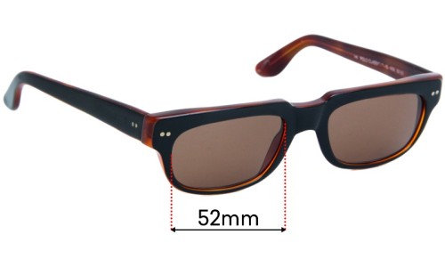 Sunglass Fix Replacement Lenses for Polo Polo Unknown - 52mm Wide 