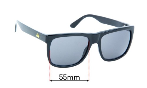 Sunglass Fix Replacement Lenses for Quiksilver QS Sun Rx 113 - 55mm Wide 