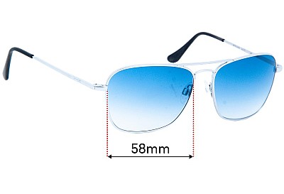 Randolph Engineering Intruder Replacement Lenses 58mm wide 