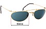 Sunglass Fix Replacement Lenses for Ray-Ban B&L Deco - 59mm Wide 