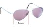 Sunglass Fix Lentilles de Remplacement pour Serengeti Small Aviator - 54mm Wide 