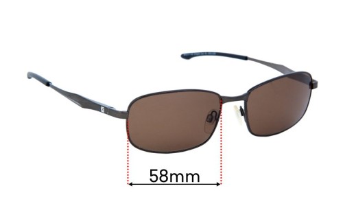 Specsavers Gingera Lentilles de Remplacement 58mm wide 