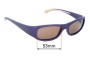Sunglass Fix Replacement Lenses for Vuarnet Ref 123 - 53mm Wide 