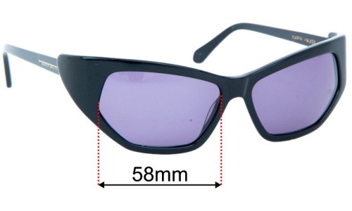 Karen Walker Superhero Replacement Lenses 58mm wide 