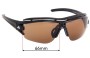 Sunglass Fix Replacement Lenses for Adidas A198 Evil Eye Halfrim Pro S - 66mm Wide 