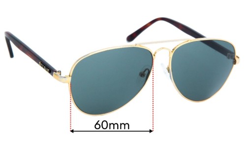 Sunglass Fix Lentes de Repuesto para Bill Bass 2352 - 60mm Wide Sunglass Fix Lentes de Repuesto para Bill Bass 2352 - 60mm Wide