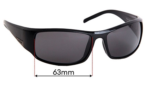Sunglass Fix Replacement Lenses for Bolle King - 63mm Wide 
