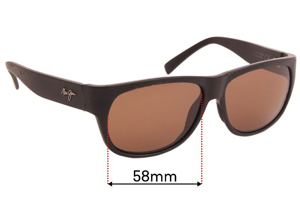 Sunglass Fix Ersatzgläser für Maui Jim MJ282 Makawao - 58mm Wide Sunglass Fix Ersatzgläser für Maui Jim MJ282 Makawao - 58mm Wide