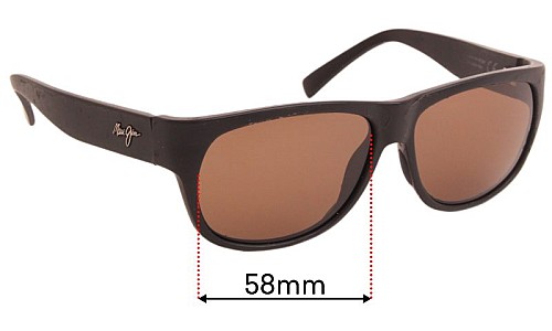 Sunglass Fix Ersatzgläser für Maui Jim MJ282 Makawao - 58mm Wide Sunglass Fix Ersatzgläser für Maui Jim MJ282 Makawao - 58mm Wide