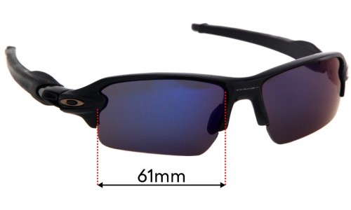 Oakley Flak 2.0 OO9271 (Asian Fit) Replacement Lenses 61mm wide 