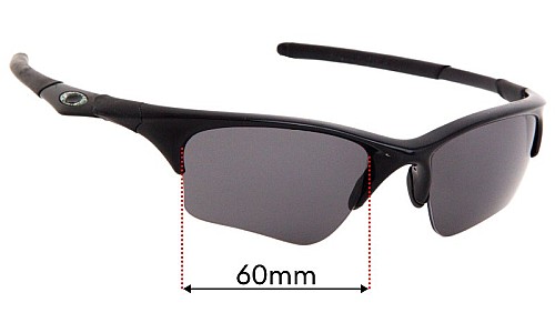 Oakley Half Jacket XLJ Replacement Lenses 60mm wide 