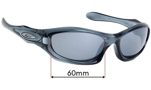 Oakley Monster Dog OO9028 Replacement Lenses 60mm wide 