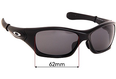 Oakley Pit Bull OO9161 Ersatzlinsen 62mm wide 
