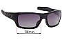 Sunglass Fix Replacement Lenses for Oakley Turbine OJ9003 XS  - 58mm Wide 