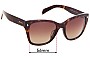 Sunglass Fix Ersatzgläser für Prada SPR09S-F - 56mm Wide 