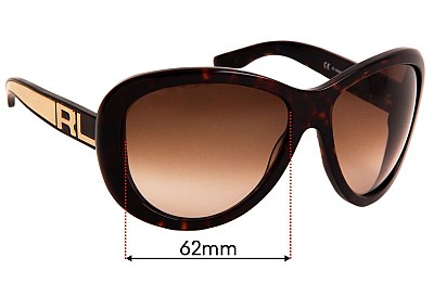 Polo RL 1543/S Replacement Lenses 62mm wide 