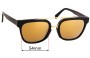 Sunglass Fix Lentes de Repuesto para Retro Super Future Akin - 54mm Wide 