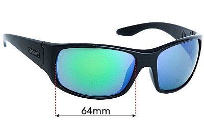 Spotters Cruiz Replacement Lenses 64mm wide 