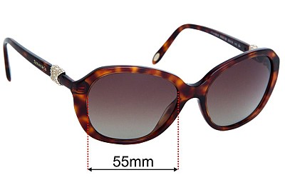 Tiffany & Co TF 4108-B Lentilles de Remplacement 55mm wide 