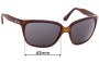 Sunglass Fix Replacement Lenses for Vuarnet Pouilloux 009 - 63mm Wide 