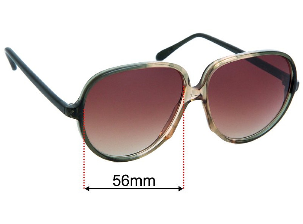 Sunglass Fix Lentes de Repuesto para Cazal Mod 106 - 56mm Wide Sunglass Fix Lentes de Repuesto para Cazal Mod 106 - 56mm Wide