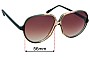 Sunglass Fix Lentes de Repuesto para Cazal Mod 106  - 56mm Wide 