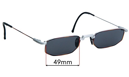 Sunglass Fix Lentilles de Remplacement pour Chai So2 - 49mm Wide 