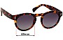 Sunglass Fix Lentes de Repuesto para Illesteva  Leonard II - 48mm Wide 