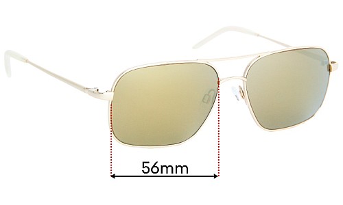 Sunglass Fix Lentes de Repuesto para Magnoli Clothiers Reddington - 56mm Wide Sunglass Fix Lentes de Repuesto para Magnoli Clothiers Reddington - 56mm Wide
