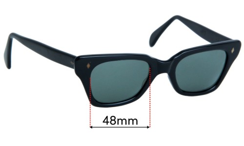 Sunglass Fix Lentes de Repuesto para Polaroid Unknown Model - 48mm Wide Sunglass Fix Lentes de Repuesto para Polaroid Unknown Model - 48mm Wide