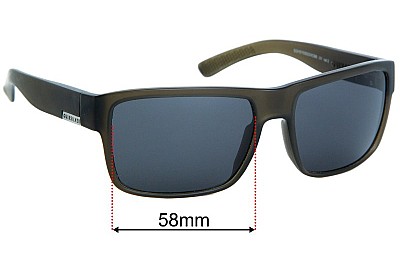 Quiksilver Ridgemont Ersatzlinsen 58mm wide 