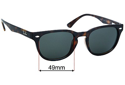 Ray-Ban RB4140  Ersatzlinsen 49mm wide 