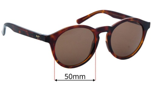 Sunglass Fix Ersatzgläser für Maui Jim MJ784 Pineapple - 50mm Wide Sunglass Fix Ersatzgläser für Maui Jim MJ784 Pineapple - 50mm Wide
