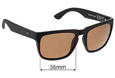 Twice Ace Lentes de Repuesto 56mm wide 