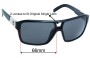 Sunglass Fix Replacement Lenses for Dragon The Jam Remix (Two Lenses) - 66mm Wide 