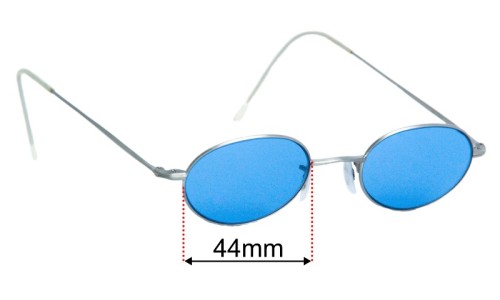Oliver Peoples OP-587 Ersatzlinsen 44mm wide 