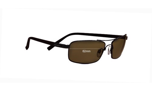 Sunglass Fix Lentilles de Remplacement pour Serengeti Levanto - 62mm Wide 