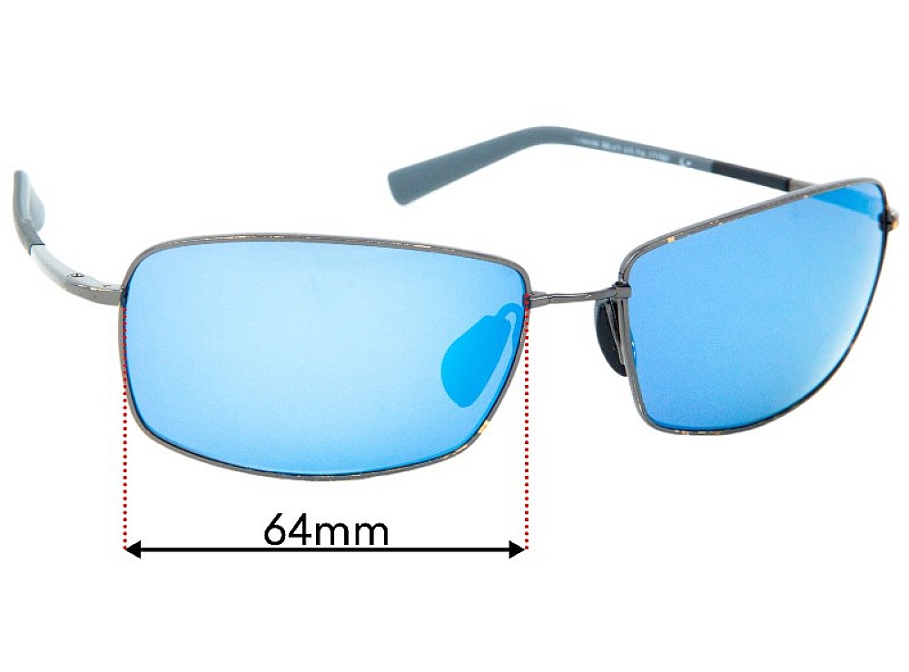 Sunglass Fix Ersatzgläser für Maui Jim Ironwoods MJ320 - 64mm Wide Sunglass Fix Ersatzgläser für Maui Jim Ironwoods MJ320 - 64mm Wide