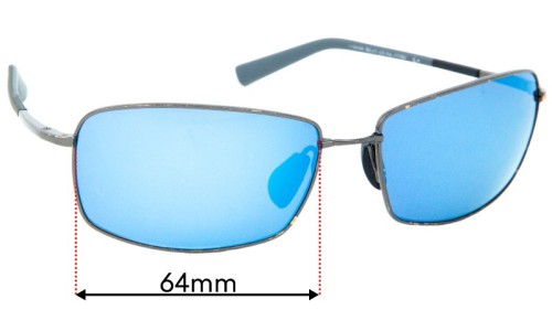 Sunglass Fix Ersatzgläser für Maui Jim Ironwoods MJ320 - 64mm Wide Maui Jim Ironwoods MJ320 Ersatzlinsen 64mm wide