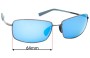 Sunglass Fix Ersatzgläser für Maui Jim MJ320 Ironwoods - 64mm Wide 