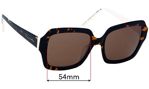 Sunglass Fix Replacement Lenses for Carla Zampatti Sun Rx 18 - 54mm Wide 