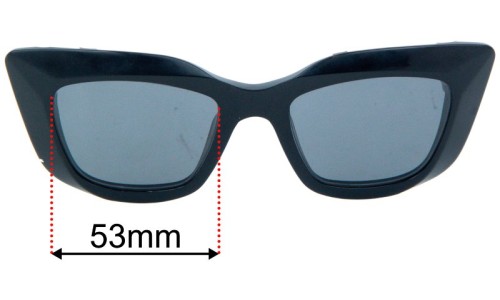 Sunglass Fix Lentilles de Remplacement pour Louis Vuitton  Z1220W - 53mm Wide 