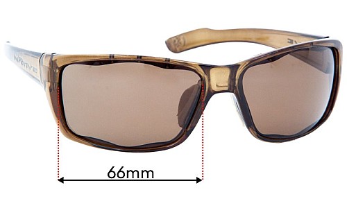 Sunglass Fix Lentilles de Remplacement pour Native Wazee - 66mm Wide 